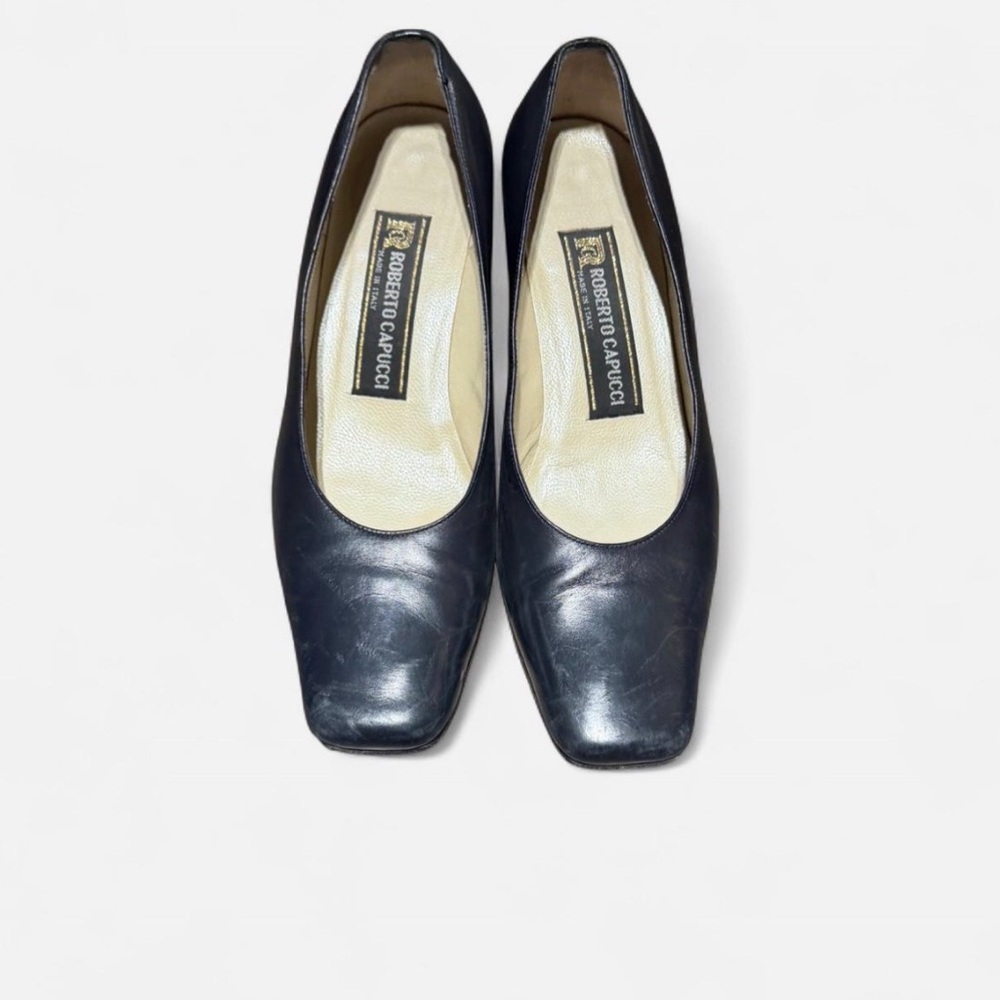 Women's Black Leather Loafers